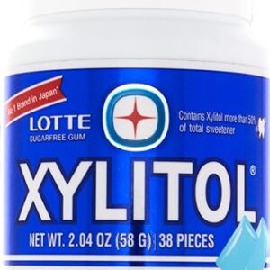Lotte Xylitol Fresh Mint Gum 2.04 OZ (Pack of 1)
