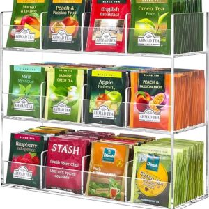BEYGORM Acrylic Tea Bag Organizer, 216 Pack