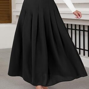 Women’s A-Line High Waist Maxi Skirt