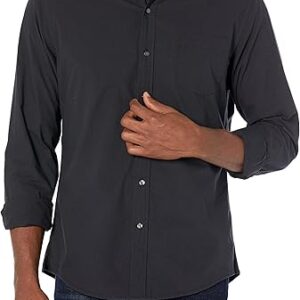 Amazon Essentials Men’s Slim-Fit Long-Sleeve Poplin Shirt