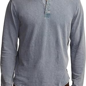 Lucky Brand Men’s Weekend Slub Jersey Long Sleeve Henley