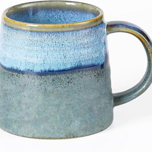 Handmade Rock Green Ceramic Coffee Mug