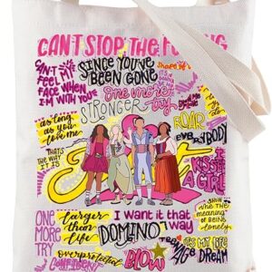 ZJXHPO Musical Tote Bag Musical Theatre Reusable Grocery Shopping Bag Musical Lover Gift