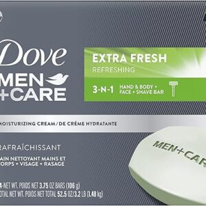 Dove Men+Care 3-in-1 Cleanser Bars, Fresh