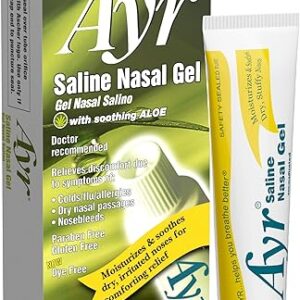 Ayr Saline Nasal Gel, With Soothing Aloe, 0.5 Ounce Tube (Pack of 1)