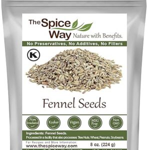 The Spice Way Fennel Seed – bulk whole seeds great for tea and cooking 8 oz