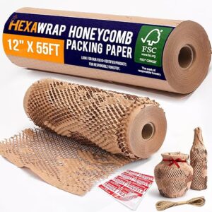 Honeycomb Packing Paper with Rope & Stickers