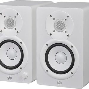 Yamaha HS4 Powered Studio Monitor in White, Pair (HS4 W)