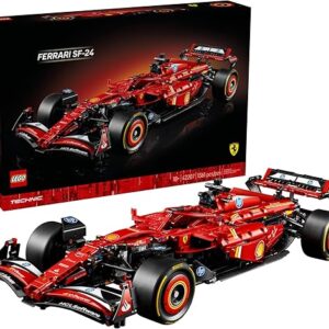 LEGO Technic Ferrari SF-24 F1 Model Car Kit – Building Set for Adults, Ages 18+ with Realistic Features – Ferrari F1 DIY Craft for Display …