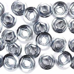 Emblem & Trim Thread Cutting PAL Nuts- Fits 1/4″ Studs- 7/16″ Hex- (Qty.25) #1302