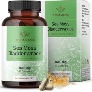 HERBAMAMA Sea Moss & Bladderwrack Capsules