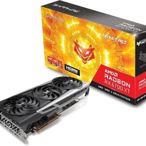 Sapphire Technology Nitro+ AMD Radeon RX 6700 XT Gaming Graphics Card with 12GB GDDR6, AMD RDNA 2 (11306-01-20G) (Renewed)