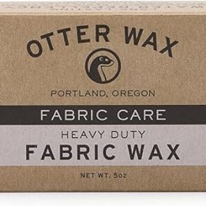 Otter Wax Fabric Wax Bar | Large Bar | Durable Rain Protection | Made in the USA | Waterproof Canvas, Shoes, Hats, Jacket, Bags, Outdoor Gea…