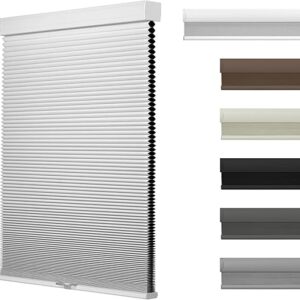 Blackout Cellular Shades Cordless Room Darkening Cellular Blinds Pull Down Sun Blocking Honeycomb Blinds Black Out Honeycomb Window Shades …