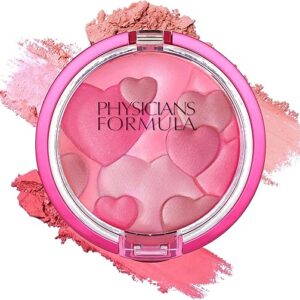 Physicians Formula Happy Heart Glow & Mood Boosting Blush, Natural, Dermatologist Tested – Rose