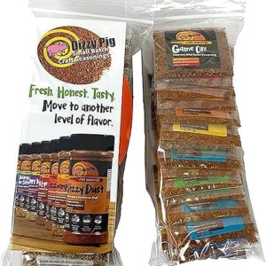 Dizzy Pig Original Seasoning & Rub Blends Sampler Pack (17 Individual Samples) – Hand Made in the USA – Each Pack Seasons 2-4 lbs of Food -…