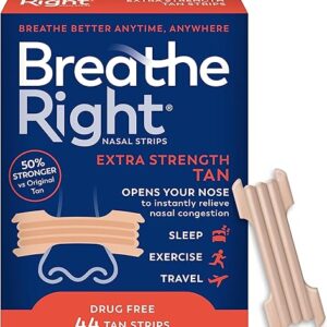 Extra Strength Breathe Right Nasal Strips, 44ct