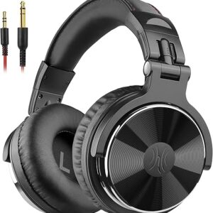 OneOdio Wired Over Ear Headphones Hi-Res Studio Monitor & Mixing DJ Stereo Headsets with 50mm Drivers and 1/4 to 3.5mm Jack for AMP Compute…