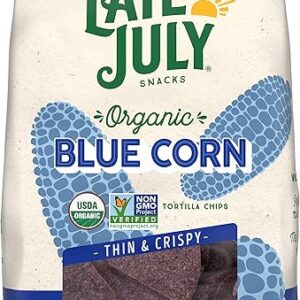 Late July Snacks Organic Blue Corn Tortilla Chips, 10.1 Oz
