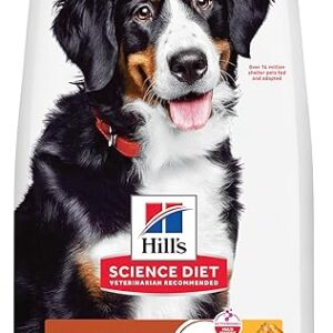 Hill’s Science Diet Large Breed, Adult 1-5, Large Breed Premium Nutrition, Dry Dog Food, Chicken & Barley, 35 lb Bag