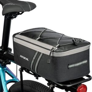 JXFUKAL Waterproof Rear Bike Rack Bag