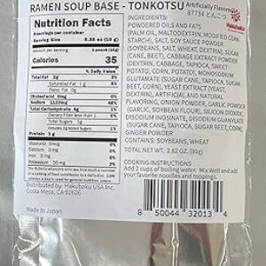 Ramen Tonkotsu Base – Tonkotsu (Pork) – Pack of 8 Product of Japan. Soup packet for Asian noodles, Good with any ramen toppings. Ramen brot…
