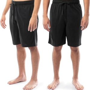 Fruit of the Loom Men’s 2-Pack Jersey Knit Sleep Pajama Shorts