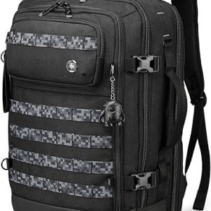 Swissdigital Design Camera Backpack with USB Charging Port, Travel Camera Case With RFID Pockets, Large Capacity Photography Backpack,Black…