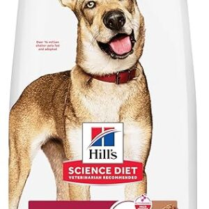 Hill’s Science Diet Adult 1-6, Adult 1-6 Premium Nutrition, Dry Dog Food, Lamb & Brown Rice, 15.5 lb Bag