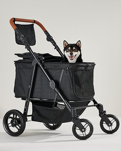 Medium Dog Stroller for Large Dogs, Zoosky Large Dog Stroller Up to 66lbs