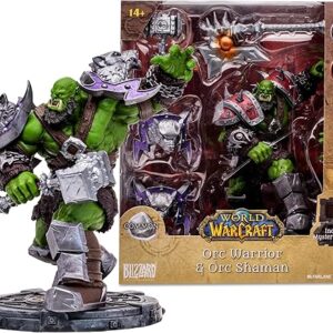 McFarlane Toys – World of Warcraft Orc: Warrior/Shaman (Common) 1:12 Scale Posed Figure