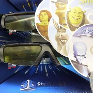 Samsung 3D Starter Kit – 2 pairs of Black 3D active glasses SSG-3100m/za
