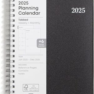 Blue Sky 2025 Weekly and Monthly Planner Calendar, Includes January 2025 – December 2025, 5″ x 8″, Flexible Cover, Laminated Tabs, Wirebound…