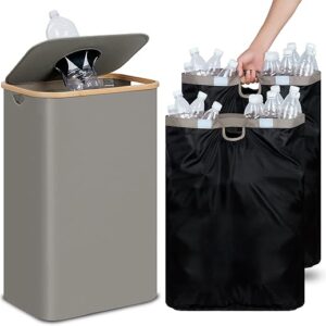26 Gallon Kitchen Recycling Bin with Lid
