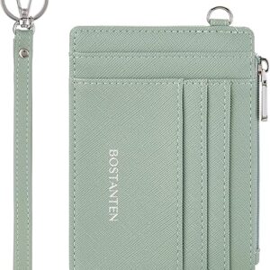 BOSTANTEN RFID Leather Women’s Wallet – Light Green