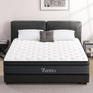 Full Size Mattress, 12 Inch Memory Foam Hybrid Mattress in a Box with Pocket Springs for Motion Isolation Pressure Relief, 100 Nights Trial,…