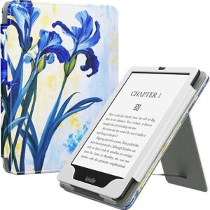 MoKo Case for 7″/6.8″ Kindle Paperwhite(12th/11th Generation-2024/2021) and Kindle Colorsoft Signature Edition, Slim PU Shell Cover Case wit…