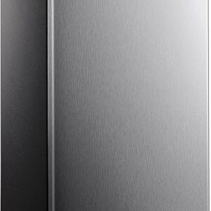 Kismile Small Freezer Upright, 3.0 Cu.ft Mini Freezer with Adjustable Thermostat, Removable Shelves, Reversible Single Door, Stand Up Freeze…