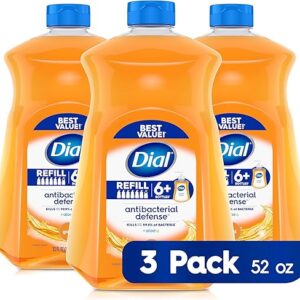 Dial Antibacterial Hand Soap Refill, Gold
