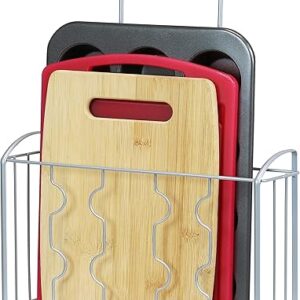 Over the Cabinet Door Organizer – Silver