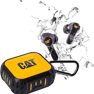 CAT Bluetooth Noise Canceling Ear Buds – Rugged Wireless Work Earbuds, Bluetooth Work Headphones, Dust Proof, Shock Proof, Water Resistant,…