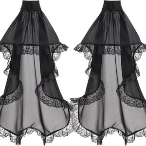 PROCOS Women Gothic Tulle Detachable Sleeve Gloves