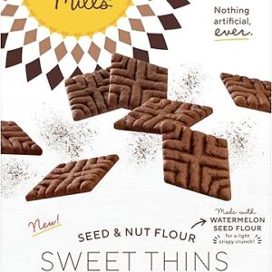 Simple Mills, Chocolate Brownie Cookies Thins, 4.25 Ounce