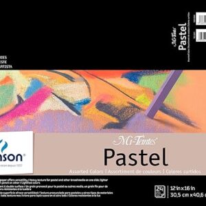 Canson Drawing Pad Mi-Teintes, 12″X16″, Colors May Vary