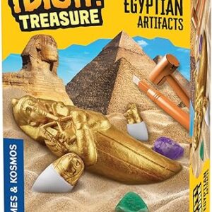 Thames & Kosmos I Dig It! Treasure – Egyptian Artifacts Excavation Kit | Explore Archaeology, Ancient Egypt & Hieroglyphics | Dig Out Colle…