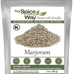 The Spice Way Marjoram Leaves – (2 oz) pure ground dried leaf