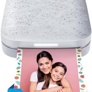 HP Sprocket 2×3″ Instant Smartphone Photo Printer – Portable Color Wireless Mobile Printer – Zink Sticky-Back Photos – Print from Compatibl…