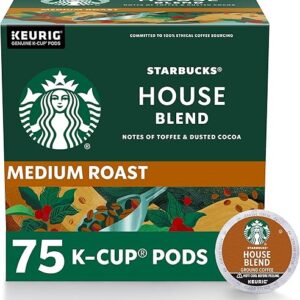 Starbucks House Blend K-Cup Pods, Medium Roast