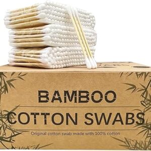 Bamboo Cotton Swabs, Wooden Cotton Swabs 1200pcs