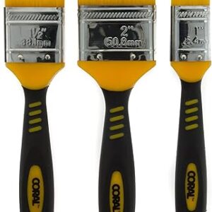 Zero-Loss Paint-Brush Set Seriously Good No Bristle Loss, 3 Piece Pack, 1″, 1.5″, 2″, 31416